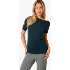 super.natural - Women's Drop Shoulder Tee - Merinoshirt