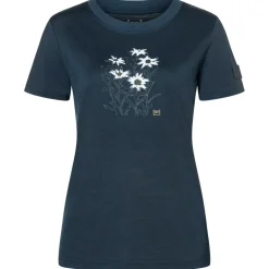 super.natural - Women's Edelweiss Bio Jersey Tee - Merinoshirt