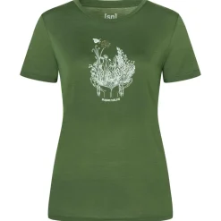 super.natural - Women's Flowerhands Tee - Merinoshirt