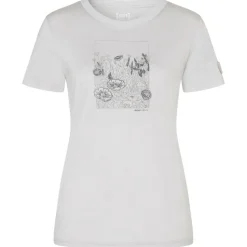 super.natural - Women's Flower Field Bio Jersey Tee - Merinoshirt