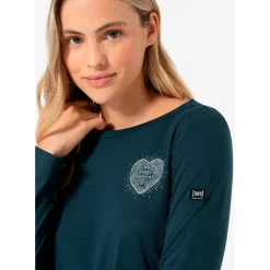 super.natural - Women's Little Heartwood L/S - Longsleeve