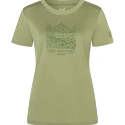 super.natural - Women's Mountain Lovers Bio Jersey Tee - Merinoshirt