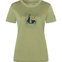 super.natural - Women's Racing Dachshund Bio Jersey Tee - Merinoshirt