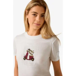 super.natural - Women's Racing Dachshund Bio Jersey Tee - Merinoshirt