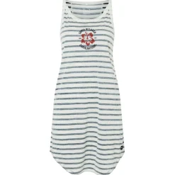 super.natural - Women's Relax Hibiskus Stripe Dress - Kleid