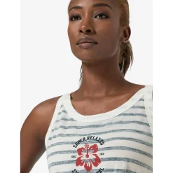 super.natural - Women's Relax Hibiskus Stripe Dress - Kleid