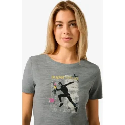 super.natural - Women's Running Art Tee - Merinoshirt