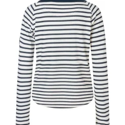 super.natural - Women's Sea Horse Stripe Bio Crew - Merinolongsleeve