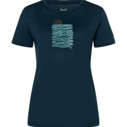 super.natural - Women's Sea Line Tee - Merinoshirt