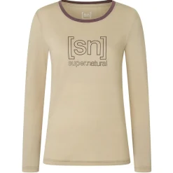 super.natural - Women's The Essential Logo L/S - Longsleeve