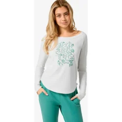 super.natural - Women's Under The Sea Crew - Longsleeve
