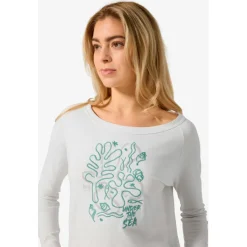 super.natural - Women's Under The Sea Crew - Longsleeve