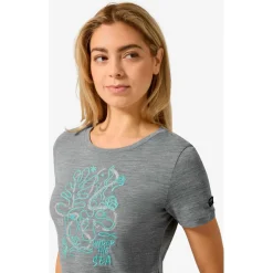 super.natural - Women's Under The Sea Tee - Merinoshirt
