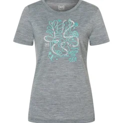 super.natural - Women's Under The Sea Tee - Merinoshirt