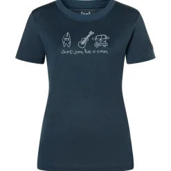 super.natural - Women's Van Life Bio Jersey Tee - Merinoshirt
