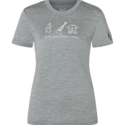 super.natural - Women's Van Life Bio Jersey Tee - Merinoshirt