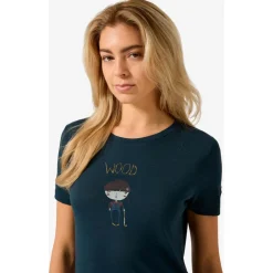 super.natural - Women's Wood Craftine Tee - Merinoshirt