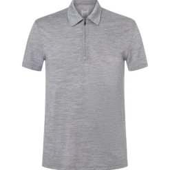 super.natural - Zip Polo - Merinoshirt