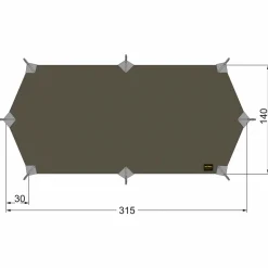 Tatonka - Tarp Wing 1 LT - Tarp
