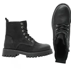 Ten Points - Women's Penny Lace Suede Boots - Freizeitstiefel