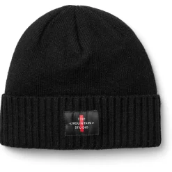 The Mountain Studio - Cashmere Mix Cross Logo Beanie - Mütze