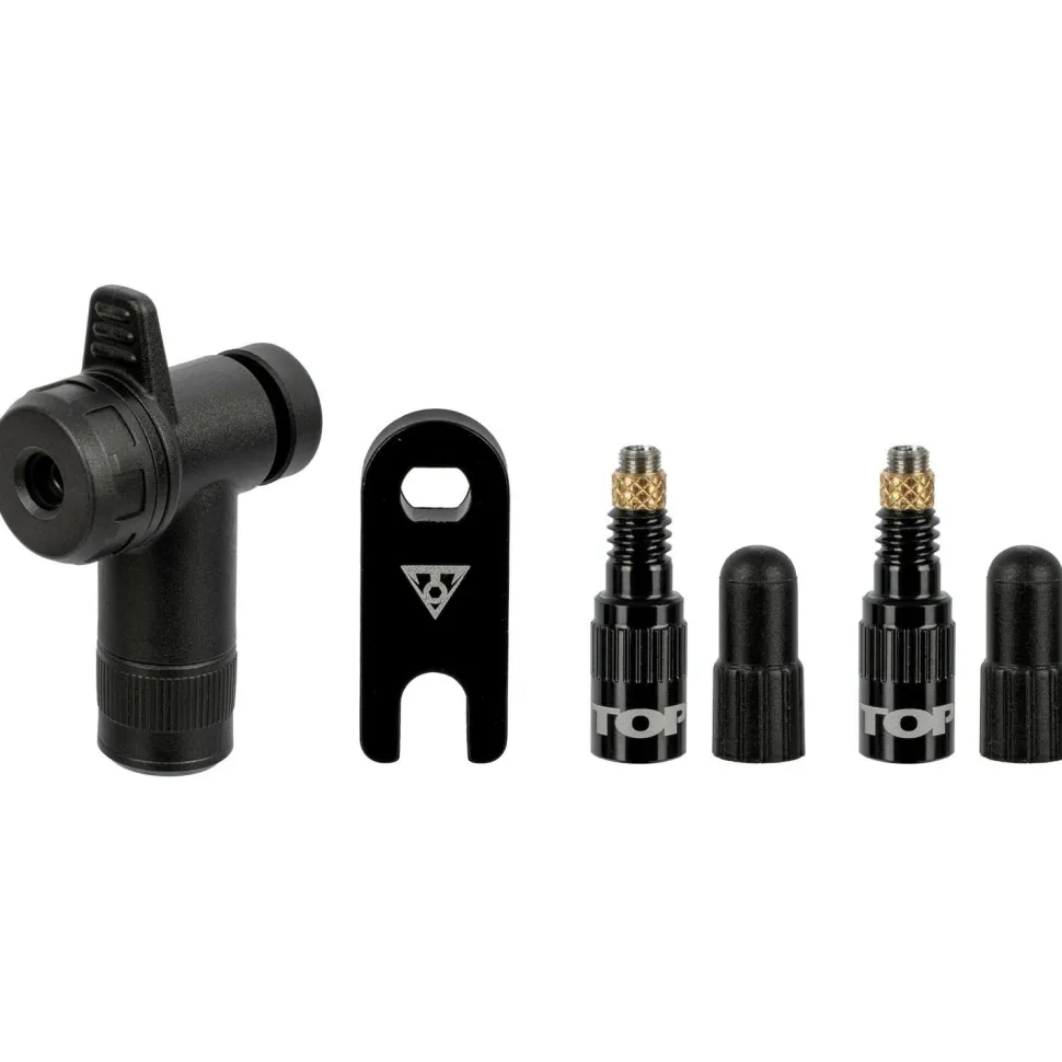 Topeak - TurboFlow Valve Combo with RapidHead - Reifen- & Schlauchzubehör