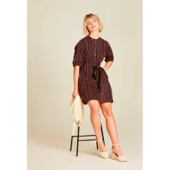 Tranquillo - Women's Blusenkleid in Leinenoptik - Kleid