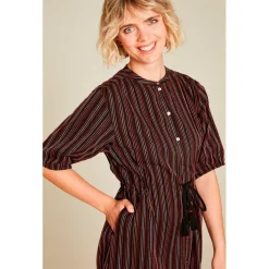 Tranquillo - Women's Blusenkleid in Leinenoptik - Kleid