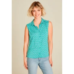Tranquillo - Women's Feminine Bluse aus Ecovero Viskose - Top