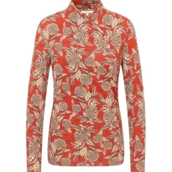 Tranquillo - Women's Feminines EcoVero-Shirt V-Neck - Longsleeve