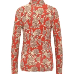 Tranquillo - Women's Feminines EcoVero-Shirt V-Neck - Longsleeve