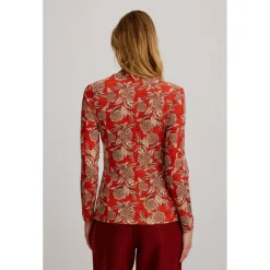 Tranquillo - Women's Feminines EcoVero-Shirt V-Neck - Longsleeve