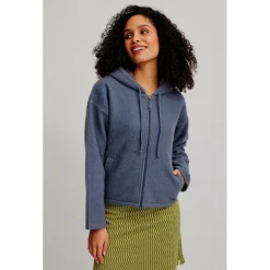 Tranquillo - Women's Gemütliche Jacke aus Walkwolle - Freizeitjacke