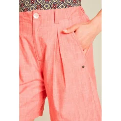 Tranquillo - Women's High Waist Shorts in Leinenoptik - Shorts