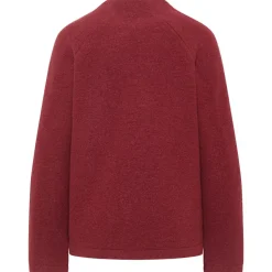 Tranquillo - Women's Kurzer Pullover aus Reiner Walkwolle - Wollpullover