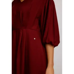 Tranquillo - Women's Tailliertes Kleid aus EcoVero Viskose - Kleid