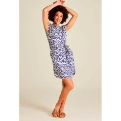 Tranquillo - Women's Tailliertes Ecovero Kleid - Kleid