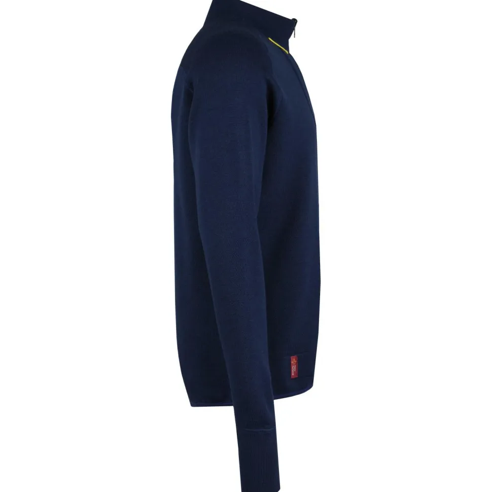 Transhumance - Pullover Mit Zip - Merinopullover