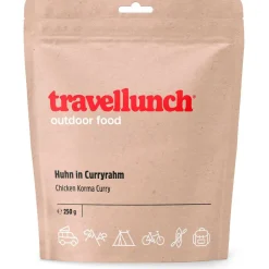 Travellunch - Huhn in Curryrahm mit Reis