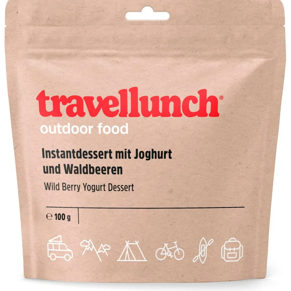 Travellunch - Joghurt - Dessert mit Waldbeeren