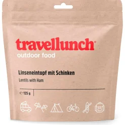 Travellunch - Linseneintopf mit Speck