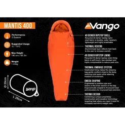 Vango - Mantis 400 - Kunstfaserschlafsack