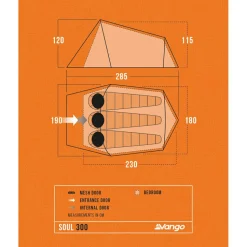 Vango - Soul 300 - 3-Personen Zelt