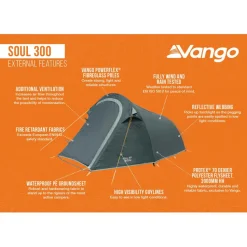 Vango - Soul 300 - 3-Personen Zelt