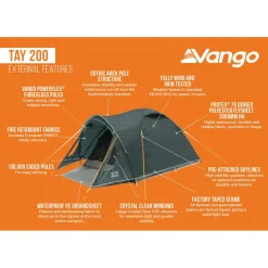 Vango - Tay 200 - 2-Personen Zelt