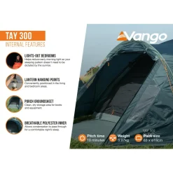 Vango - Tay 300 - 3-Personen Zelt