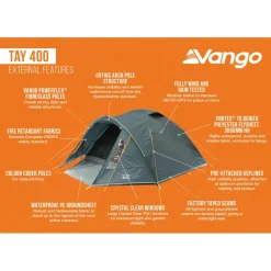 Vango - Tay 400 - 4-Personen Zelt