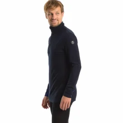 We Norwegians - Tryvann Colblock Zipup - Merinolongsleeve