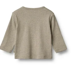 WHEAT - Kid's Rib T-Shirt L/S Milo - Longsleeve