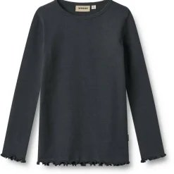 WHEAT - Kid's Rib T-Shirt L/S Ida - Longsleeve